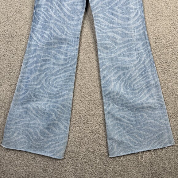 Wrangler Jeans Womens 26x34 Light Wash Wanderer 622 High Rise Flare Full Length - Picture 6 of 14